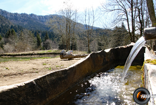 La fontaine du Rivet.