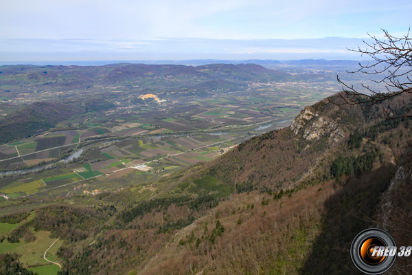 Vue sur la vallée de l'Isère.