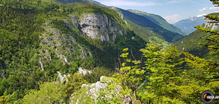 Le belvédère du Bec de l'Aigle.