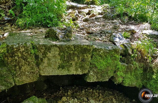 Les restes de l'ancien moulin