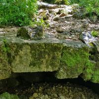 Les restes de l'ancien moulin