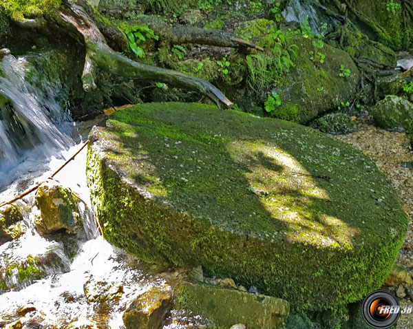 Les restes de l'ancien moulin