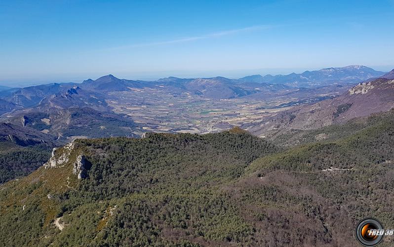 Vue vers l'Ouvèze.