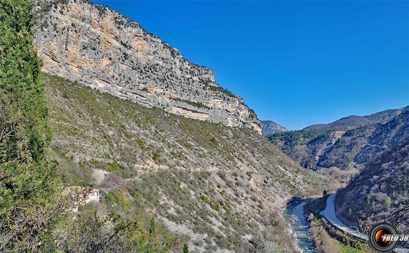 Vue sur l'Eygues.